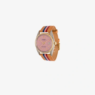 Shop La Californienne Flamingo Capitola Rolex Oyster Perpetual Datejust Two-tone Watch 36mm