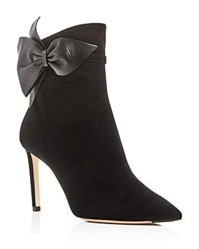 Shop Jimmy Choo Women's Kassidy 85 Pointed Toe High-heel Booties In Black