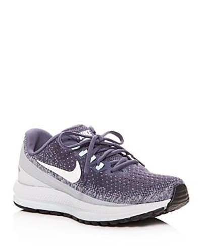 Shop Nike Women's Air Zoom Vomero Lace Up Sneakers In Light Carbon