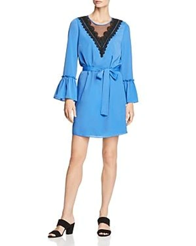 Shop Le Gali Piper Lace Applique Dress - 100% Exclusive In Azul