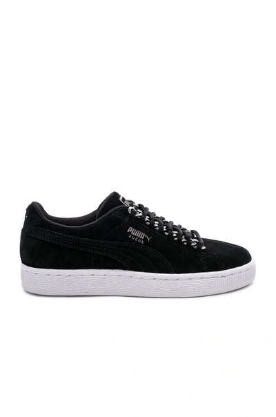 Shop Puma Suede Classic X Chain Sneaker In Black