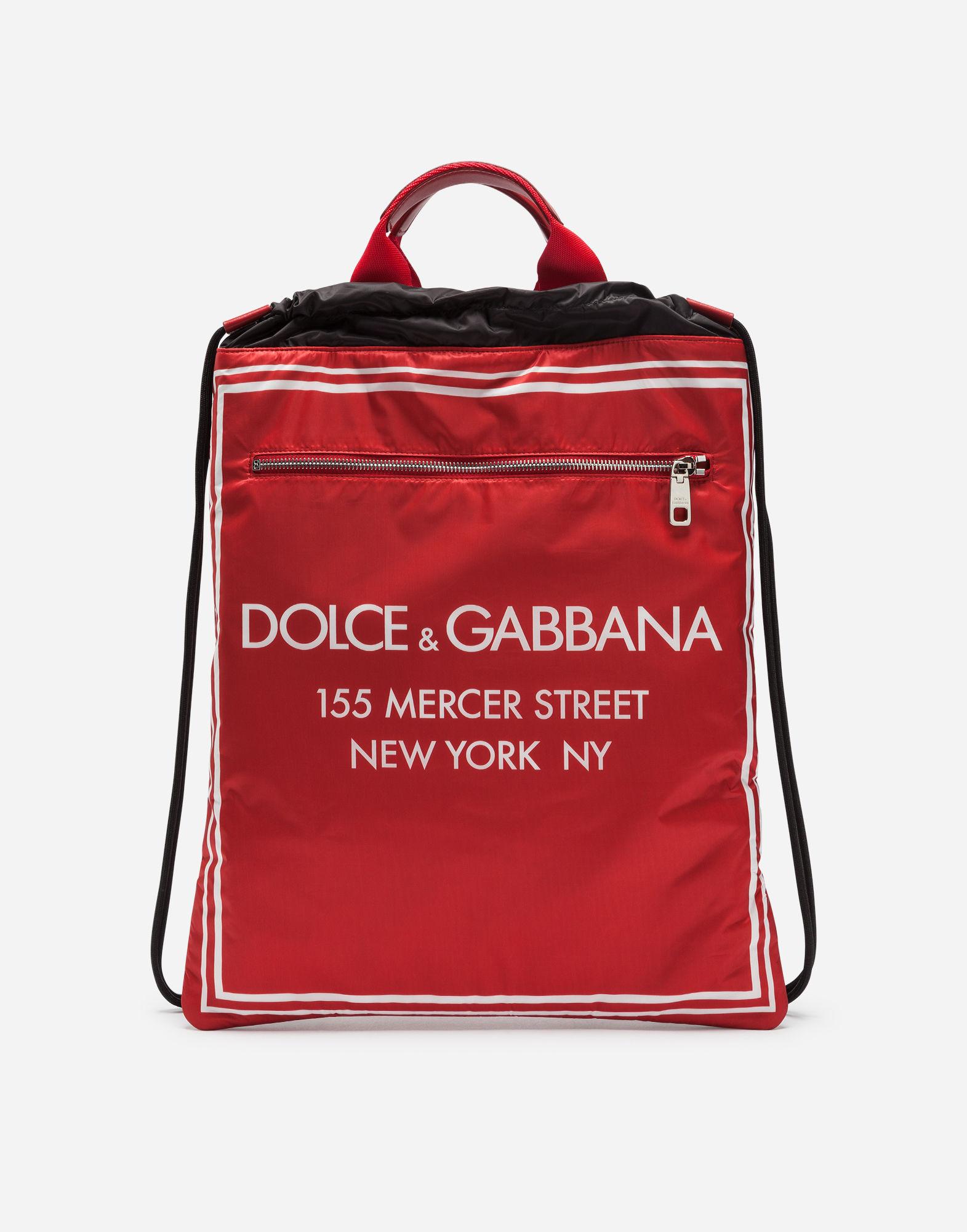 dolce and gabbana drawstring bag