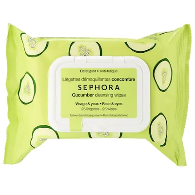 Shop Sephora Collection Cleansing & Exfoliating Wipes Cucumber 25 Wipes