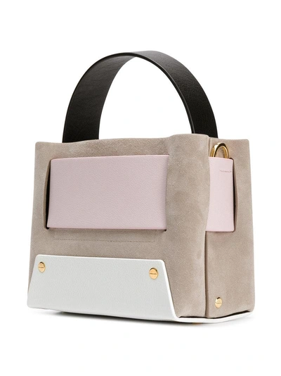 Shop Yuzefi Dinky Tote In Nude & Neutrals