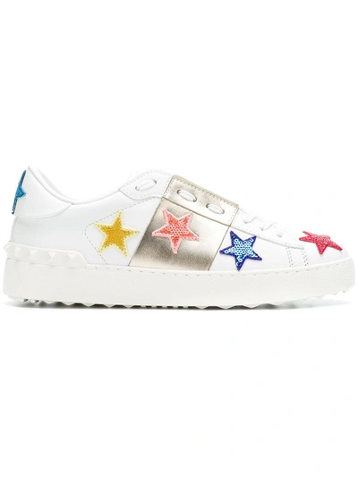 Shop Valentino Sneakers Mit Sternen - Weiss In White