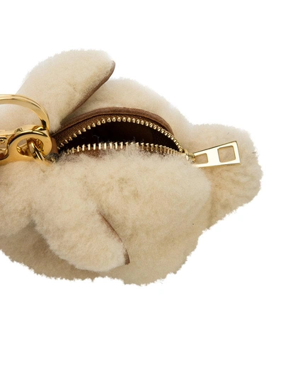 Loewe Bunny Keyring In White