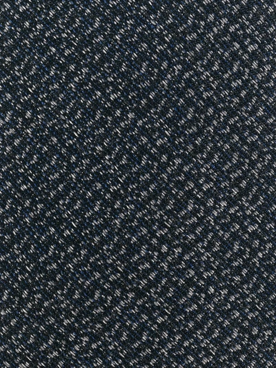 Shop Kiton Textured Tie - Blue