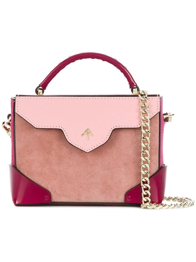 Shop Manu Atelier Bold Crossbody Bag - Pink