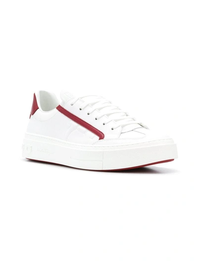 Shop Ferragamo Salvatore  Low Top Sneakers - White