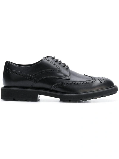 Shop Tod's Classic Derby Shoes - Black