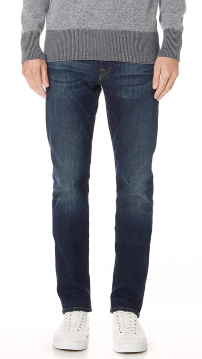 Shop 7 For All Mankind Slimmy Clean Pocket Jeans In Authentic Hiatus
