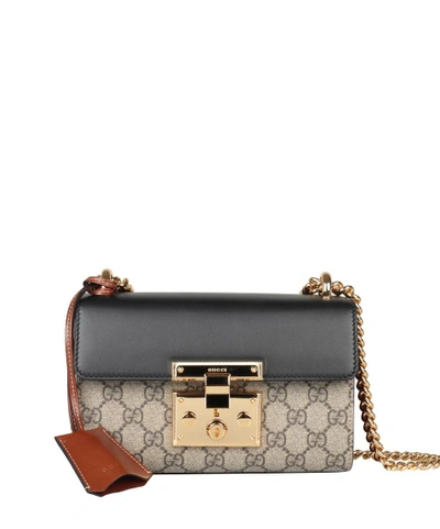 Shop Gucci Padlock Small Bag In Beige