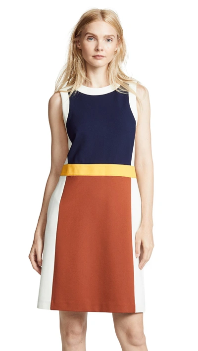 Shop Tory Burch Mya Dress In Desert Spice