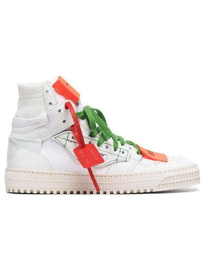 Shop Off-white White Off Court 3.0 Leather Sneakers