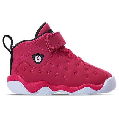 Shop Nike Girls' Toddler Jordan Jumpman Team Ii Basketball Shoes, Red