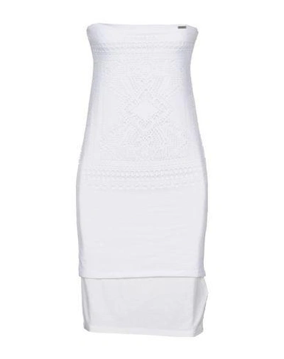 Shop Guess Short Dress In White