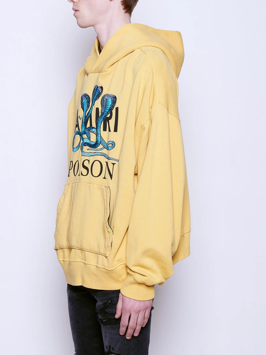 Amiri poison hoodie yellow sales