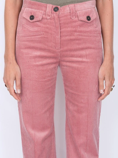 Shop Alexa Chung Pink Corduroy Pants