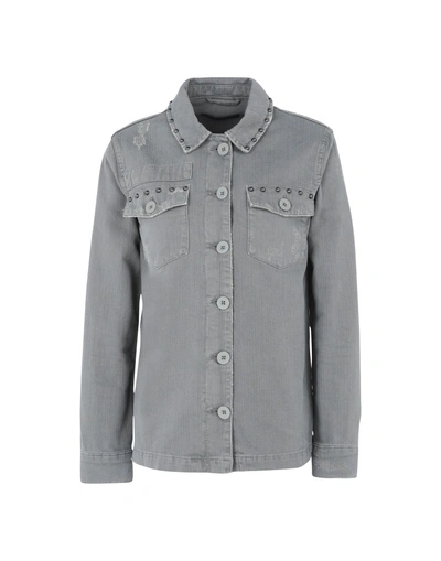Shop Allsaints Patterned Shirts & Blouses In Grey