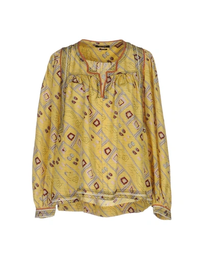 Shop Isabel Marant Blouses In Yellow