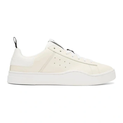 Shop Diesel White S-clever Sneakers In H0038 White