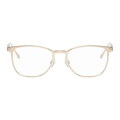 Shop Tom Ford Gold Titanium Tf-5483 Glasses In 028