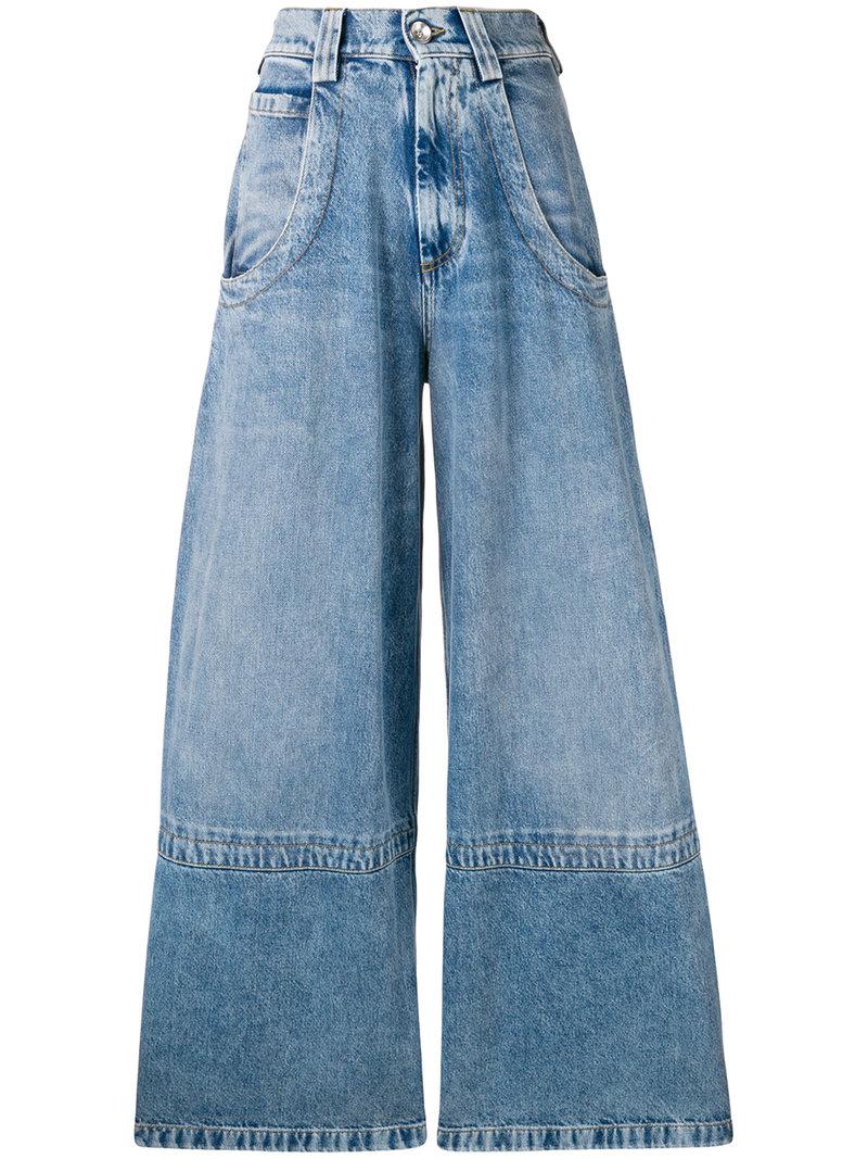 maison margiela wide leg jeans