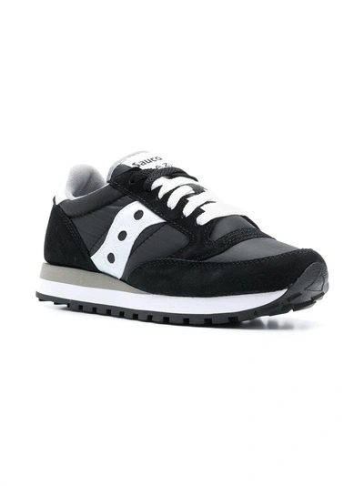 Shop Saucony Jazz Vintage Original Sneakers In Black