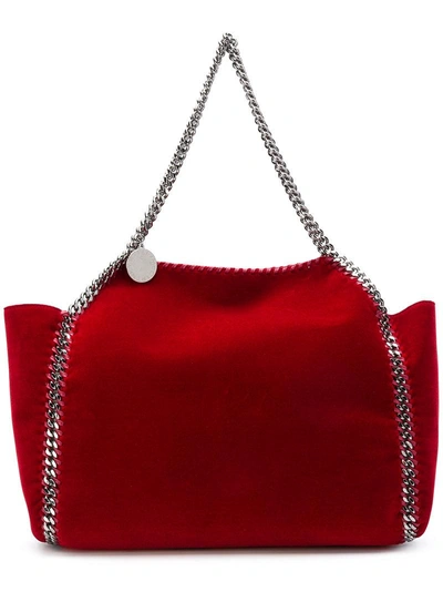 Shop Stella Mccartney Falabella Tote Bag - Red