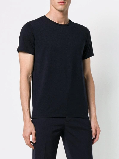 Shop Jil Sander Plain T-shirt - Blue