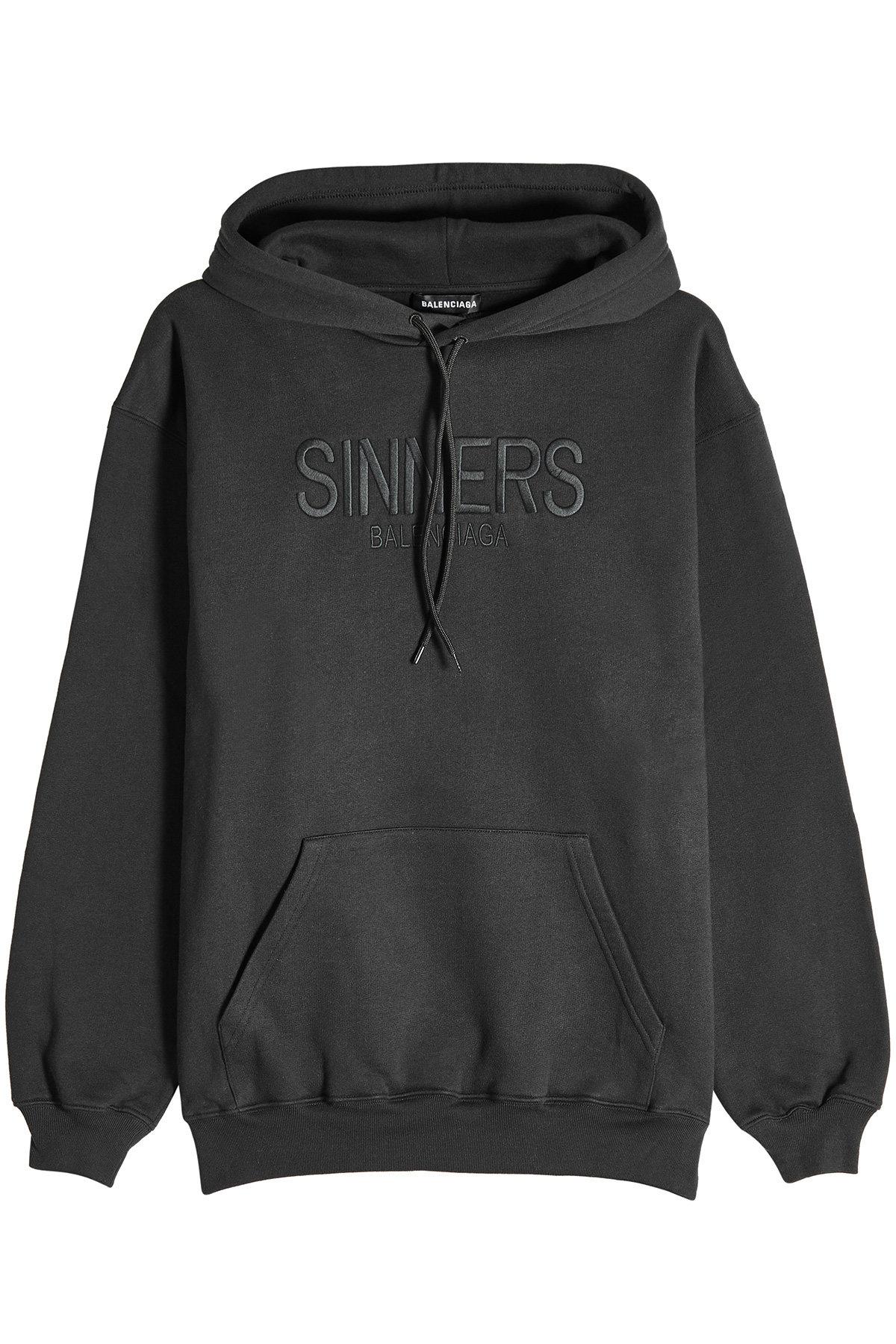 Balenciaga Sinners Hoodie Black Shop, 58% OFF | www.ingeniovirtual.com