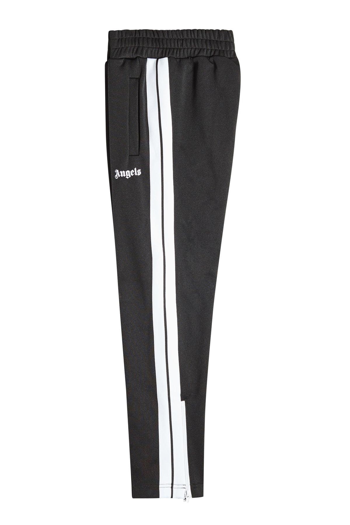 zipped ankle track pants