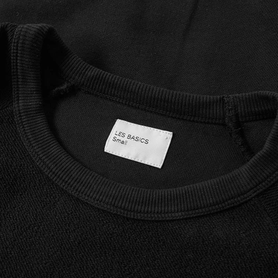Shop Les Basics Le 5050 Crew Sweat In Black