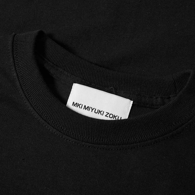 Shop Mki Long Sleeve Spectrum Logo Tee In Black