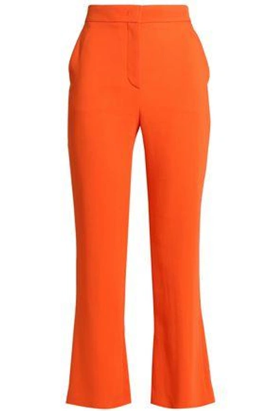 Shop Emilio Pucci Woman Crepe Bootcut Pants Orange