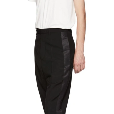 Shop Rick Owens Black Tux Astaires Trousers In 09 Black