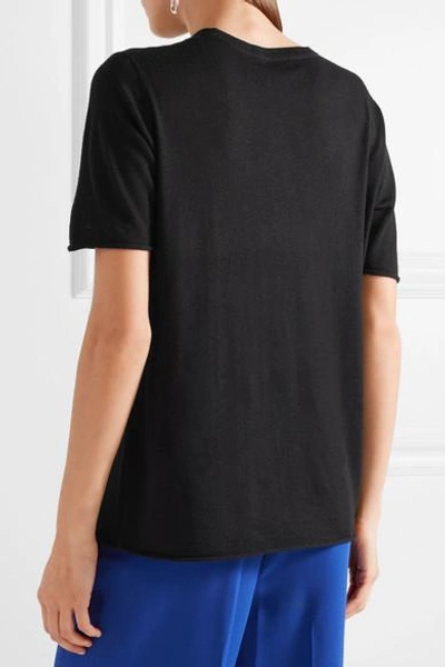 Shop Joseph Cashmere T-shirt In Black