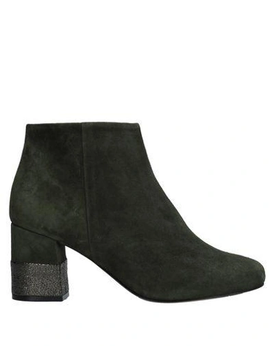 Shop Anna F Ankle Boot In Military Green