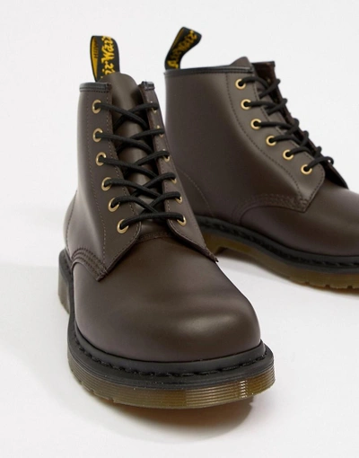 Dr. Martens 101 6-eye Boots In Chocolate - Brown | ModeSens