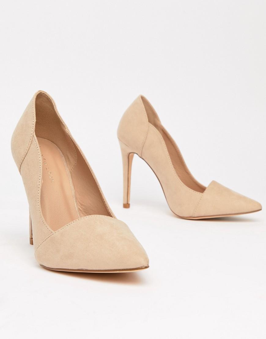 New Look Pointed Pumps - Beige | ModeSens