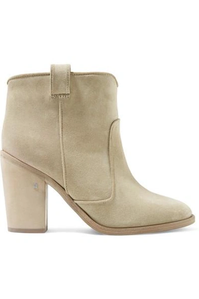 Shop Laurence Dacade Pete Suede Ankle Boots In Beige
