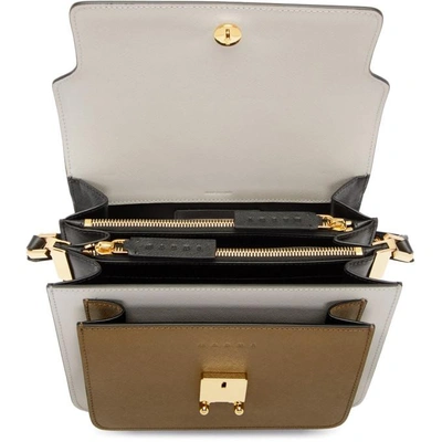 Shop Marni Tricolor Medium Trunk Bag In Z110n  Peli