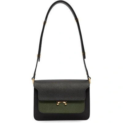 Shop Marni Black Small Trunk Bag In Z111n  Blac