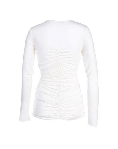 Shop Max Mara T-shirt In White