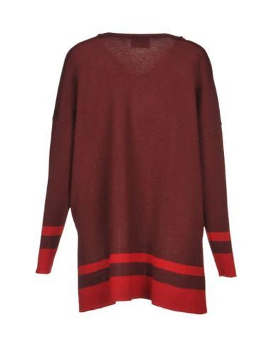 Shop Atos Lombardini Sweater In Maroon