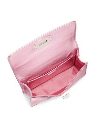 Shop Miu Miu Paillettes Sequin Clutch In Rosa