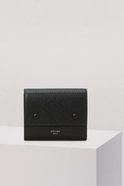 Shop Celine Small Folded Multifunction In Drummed Calfskin