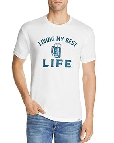Shop Kid Dangerous Living My Best Life Graphic Tee In White