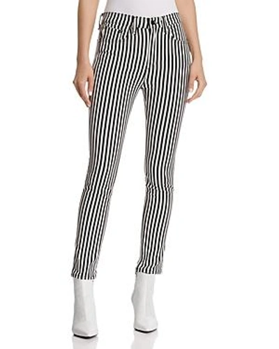 Shop Rag & Bone /jean High-rise Ankle Skinny Jeans In Oba Stripe
