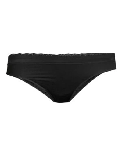 Shop On Gossamer Next To Nothing Micro Bikini-cut Panty In Black